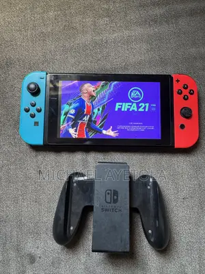 Nintendo Switch With 2 Games FIFA 21 With Small Slight Line on Screen