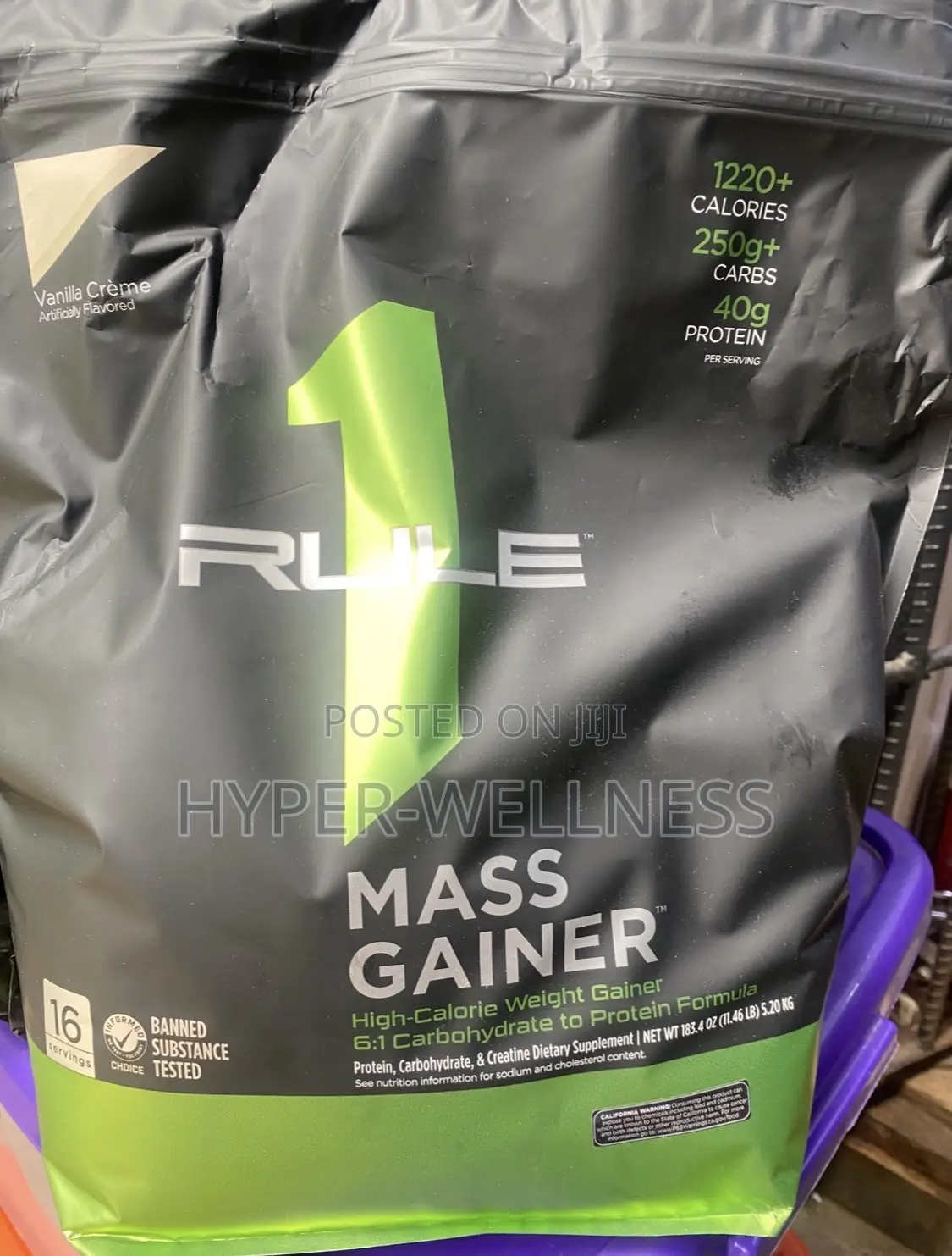 Rule 1 Mass Gainer 11.46LBs