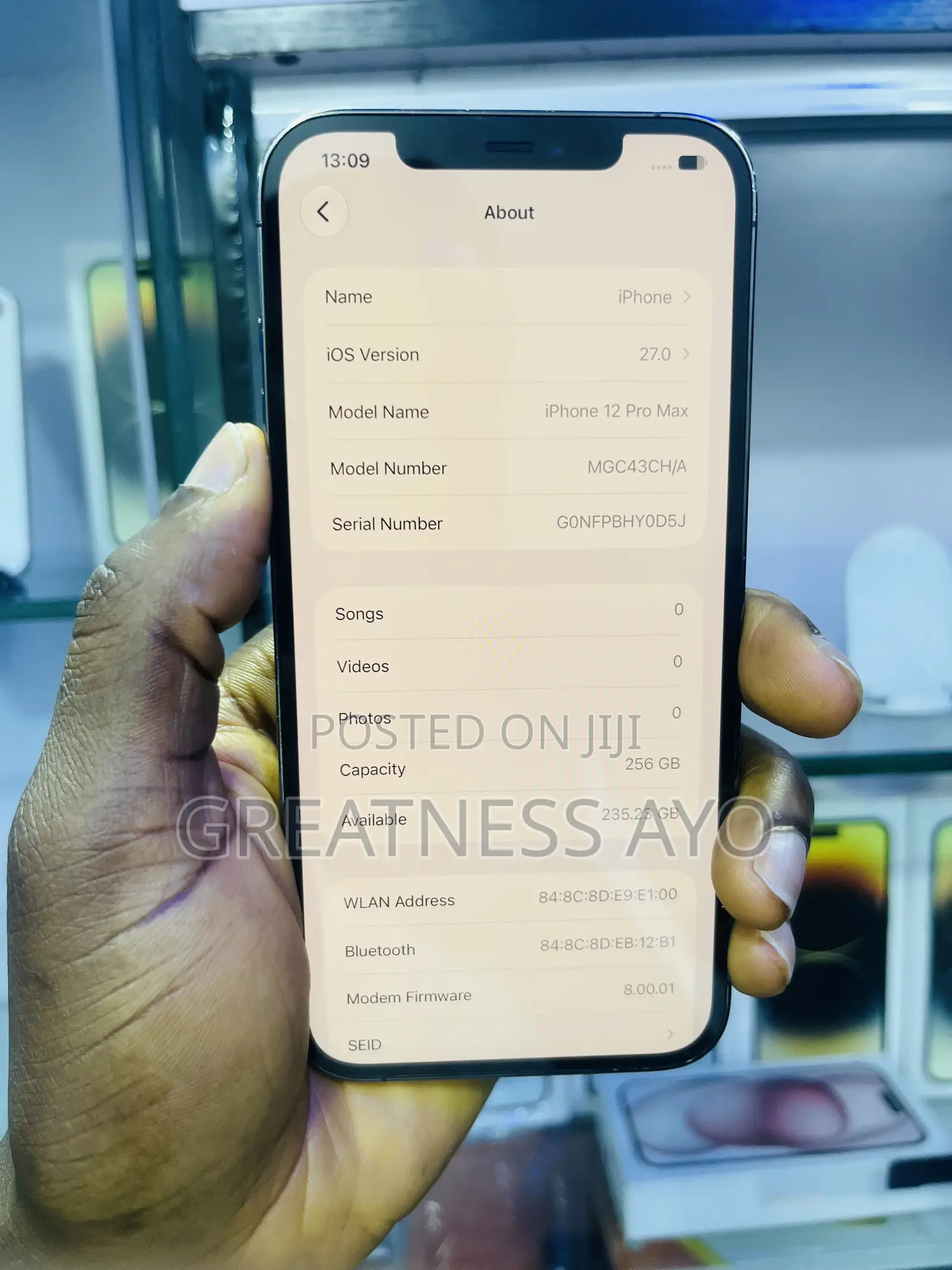Apple iPhone 12 Pro Max 256 GB Black