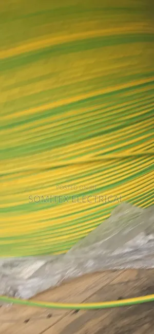 150mmx1core Green and Yellow Cable