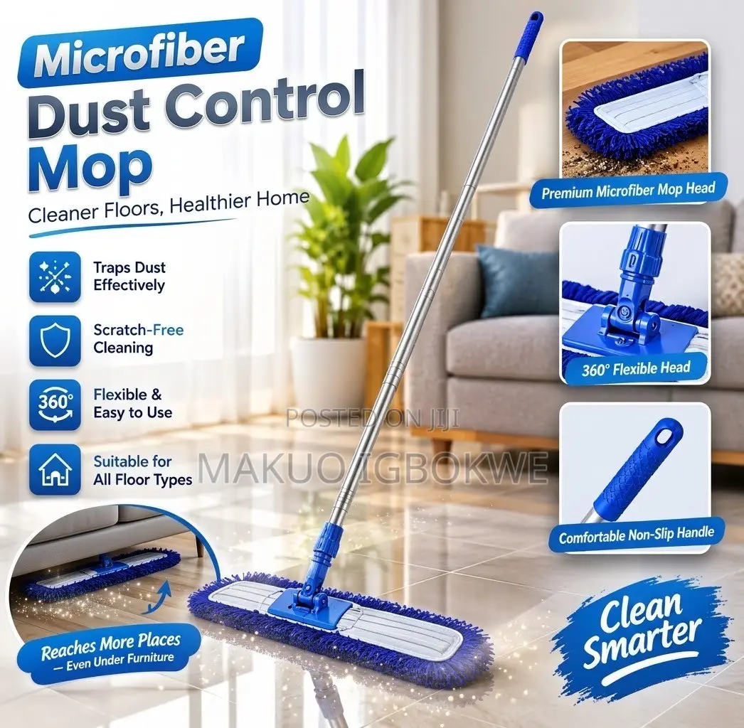 Industrial Dust Control Mop 40cm - 110cm