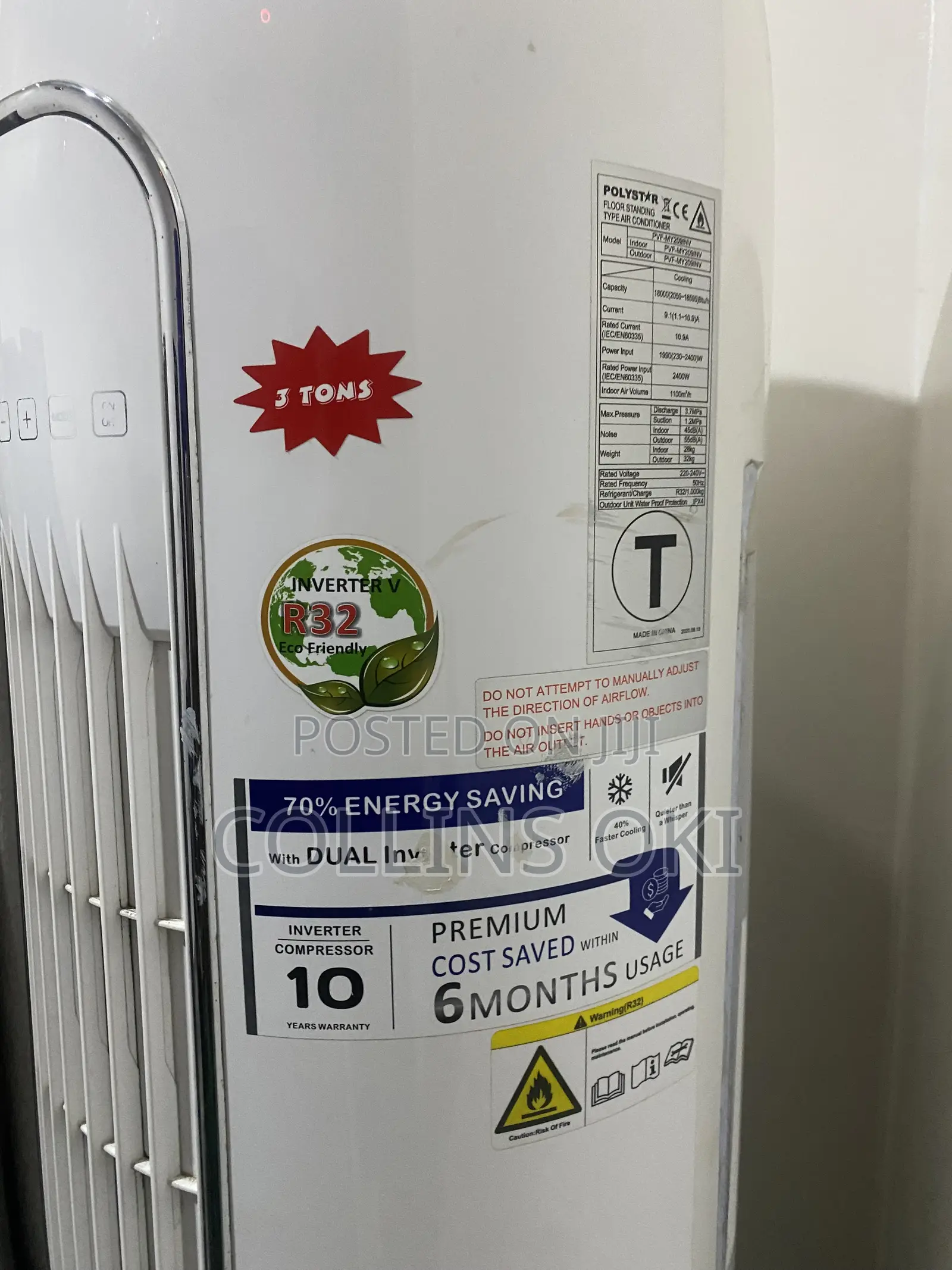 Polyester 2 Tons 2 HP Inverter AC