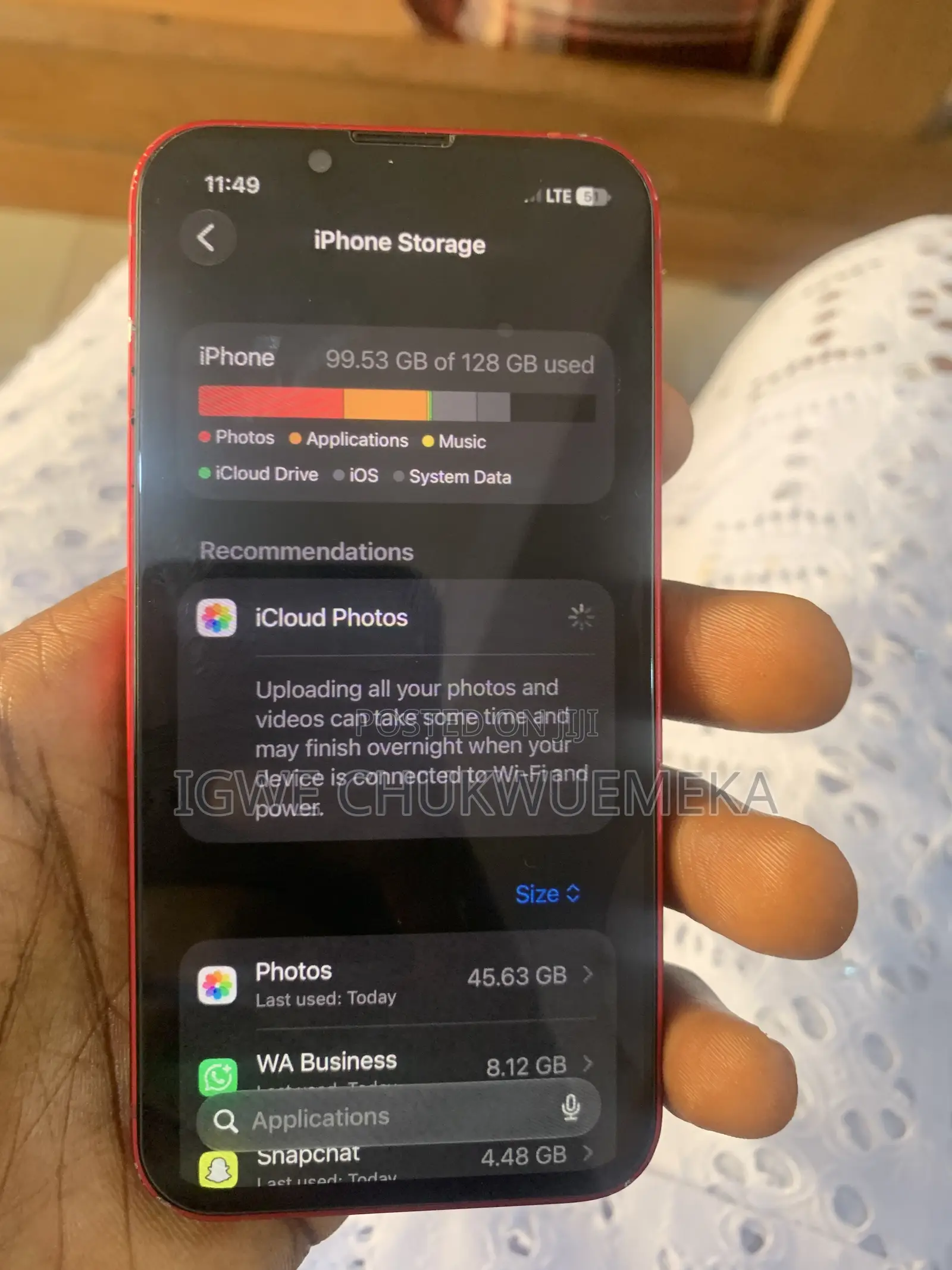 Apple iPhone 13 128 GB Red