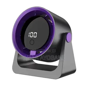 Desktop Digital Rechargeable Fan
