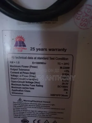 220w Solar Panel