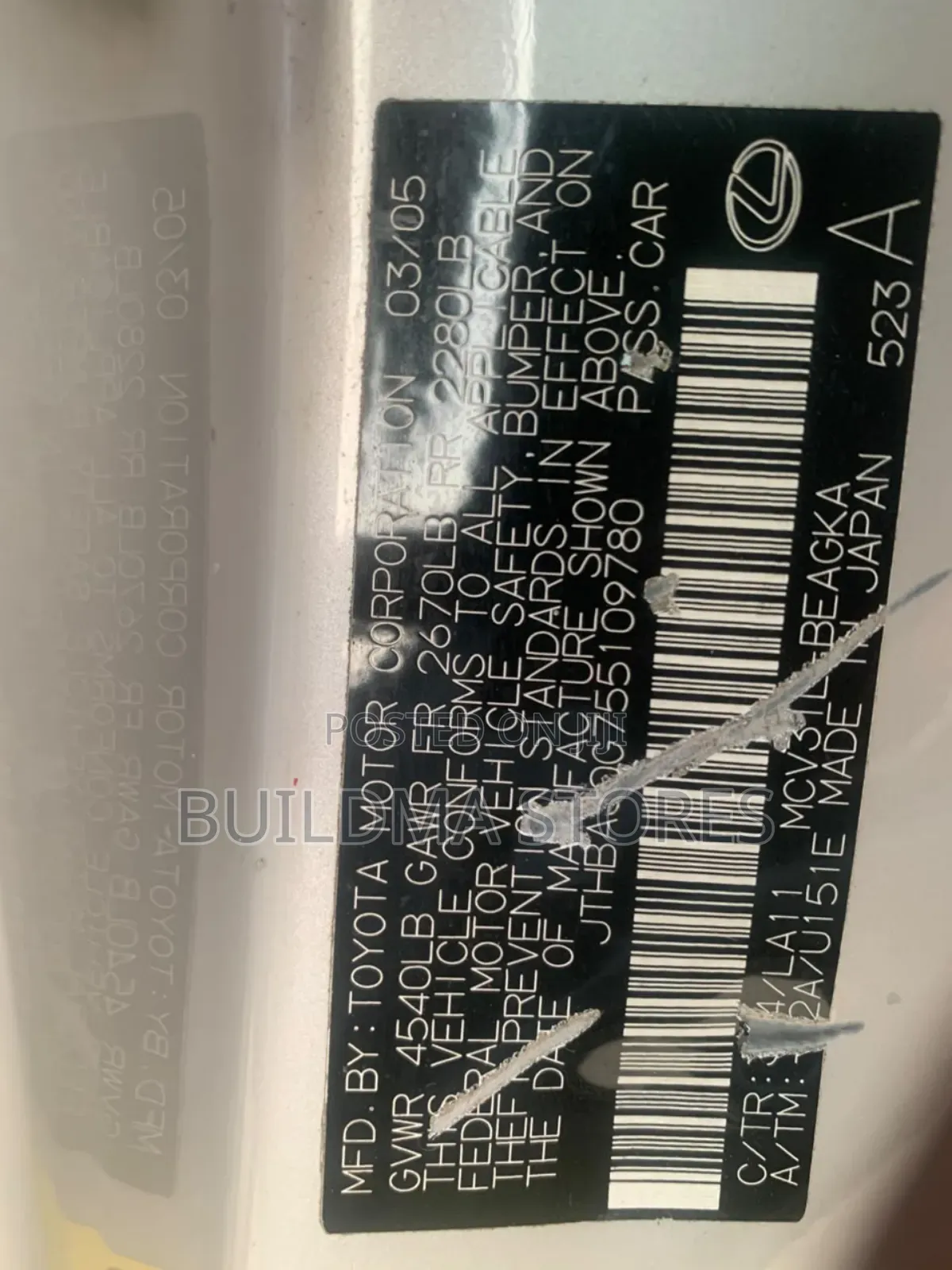 Lexus ES 330 2005 Silver
