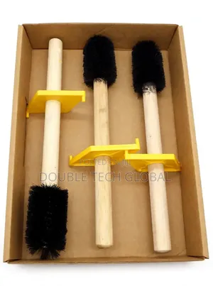 Industrial Dop Grease Brush With Wooden Handle - Heavy Duty