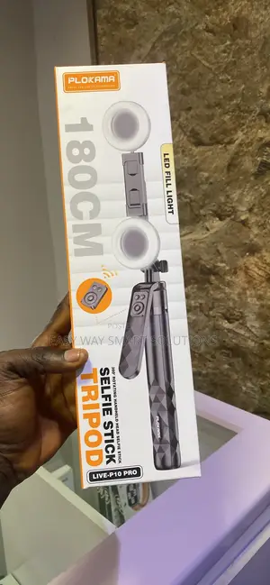 Plokama P10 Pro Selfie Stick Tripod (With Led Fill Light)