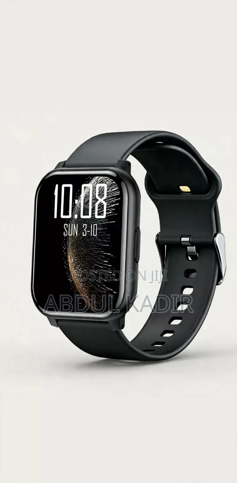 Smartwatch Black Edition - Bluetooth Call - Message Alert
