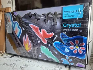 2025 75" Samsung CrystalUHD Real4k HDR Smart TV With Full Smart Option