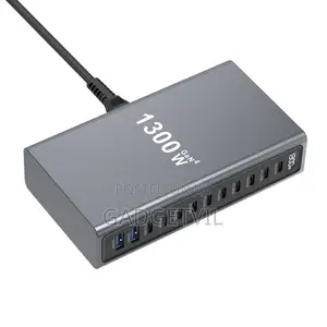 1300w Gallium Nitride Multi GaN4 Port Pd 140w Charger