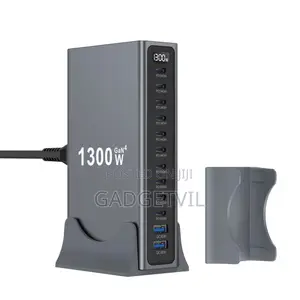 1300w Gallium Nitride Multi GaN4 Port Pd 140w Charger