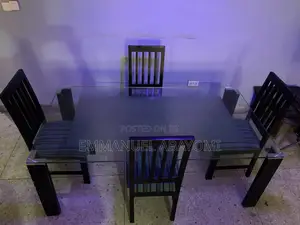 Used Glass Dining Set for Sale