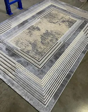 Luxury Modern Turkish Center Rug, Premium Geometric Design 5 by 7
