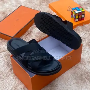 Men Shoes H Cross Palm Slippers