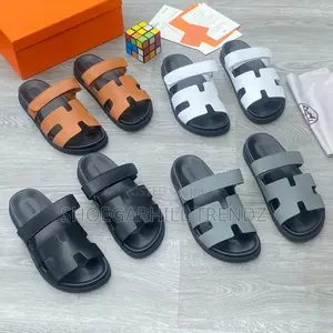Quality Hermes Palm Slippers for Men