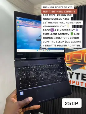 Laptop Toshiba Portege X20W 8GB Intel Core i5 SSD 256GB