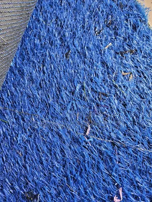 Quality Blue 30mm Artificial Carpet Grass