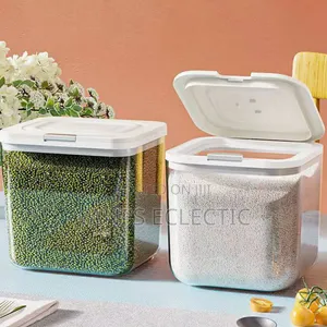 Premium 8L Airtight Pop-Top Clear Acrylic Food Storage Container