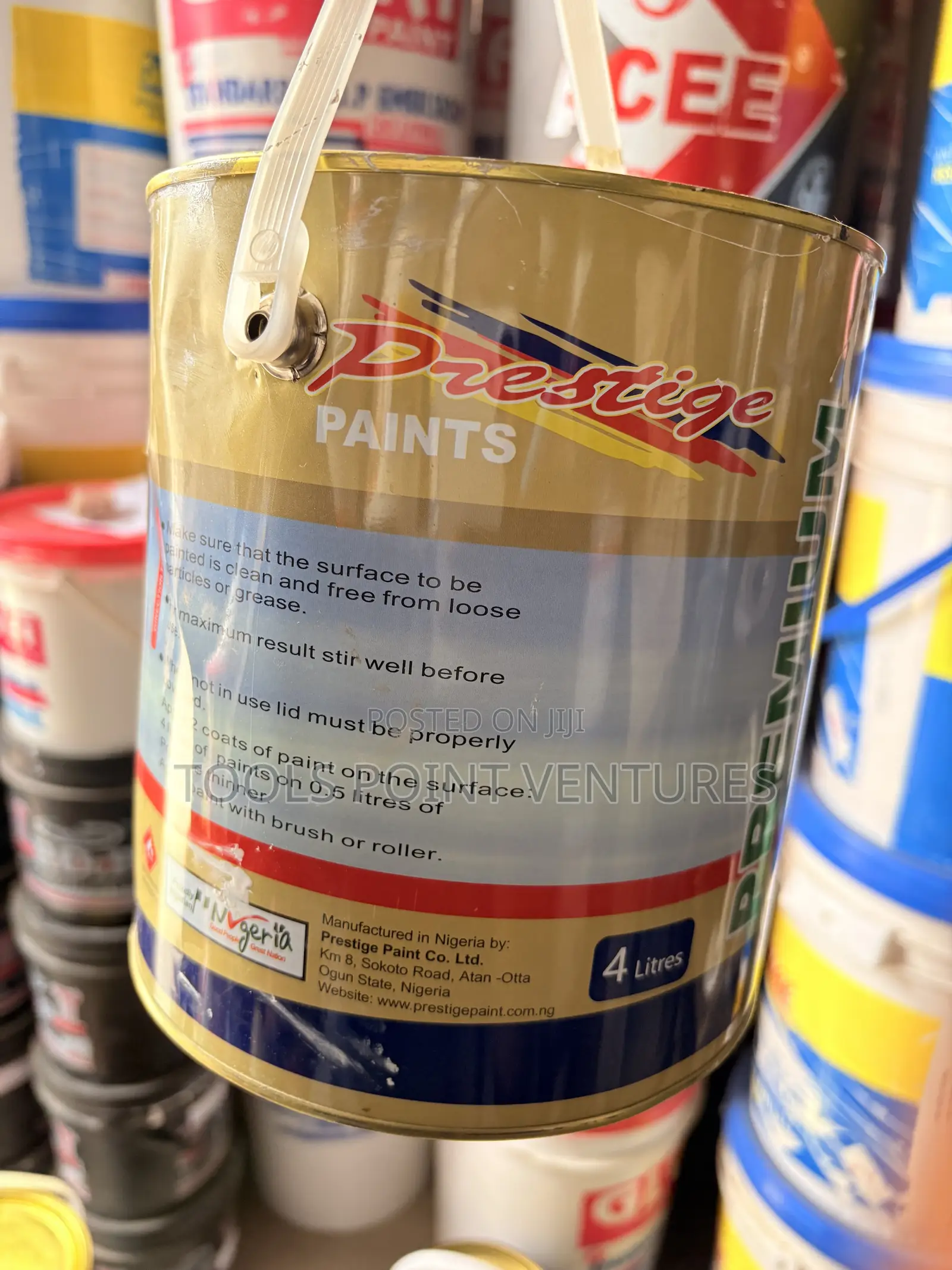 High-Quality Premium Plus Gloss Paint (4 Litres)