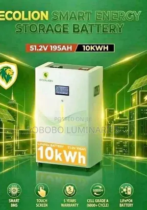 Ecolion 10kwh 51v Lithium Ion Battery