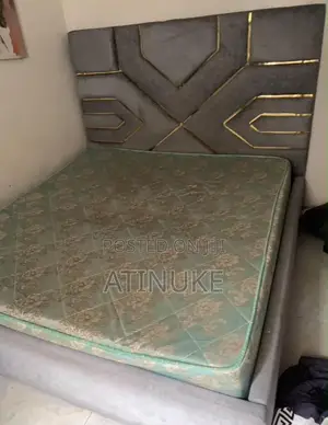 6 by 6 Bedframe and Mattress