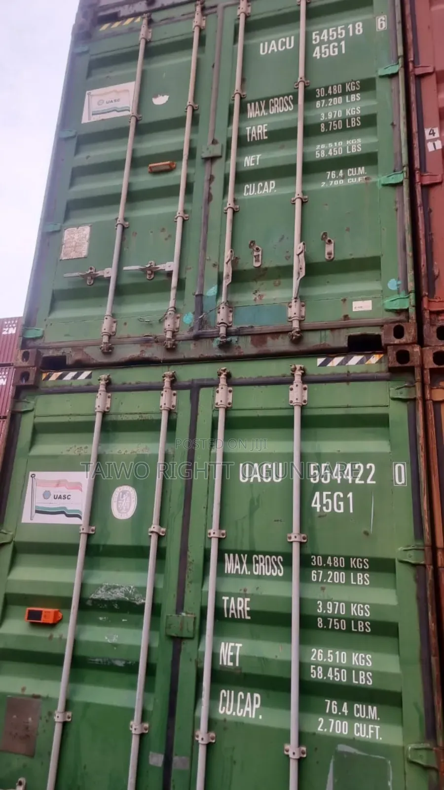 20ft & 40ft Empty Container