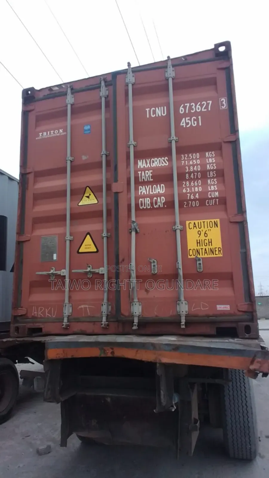 20ft & 40ft Empty Container