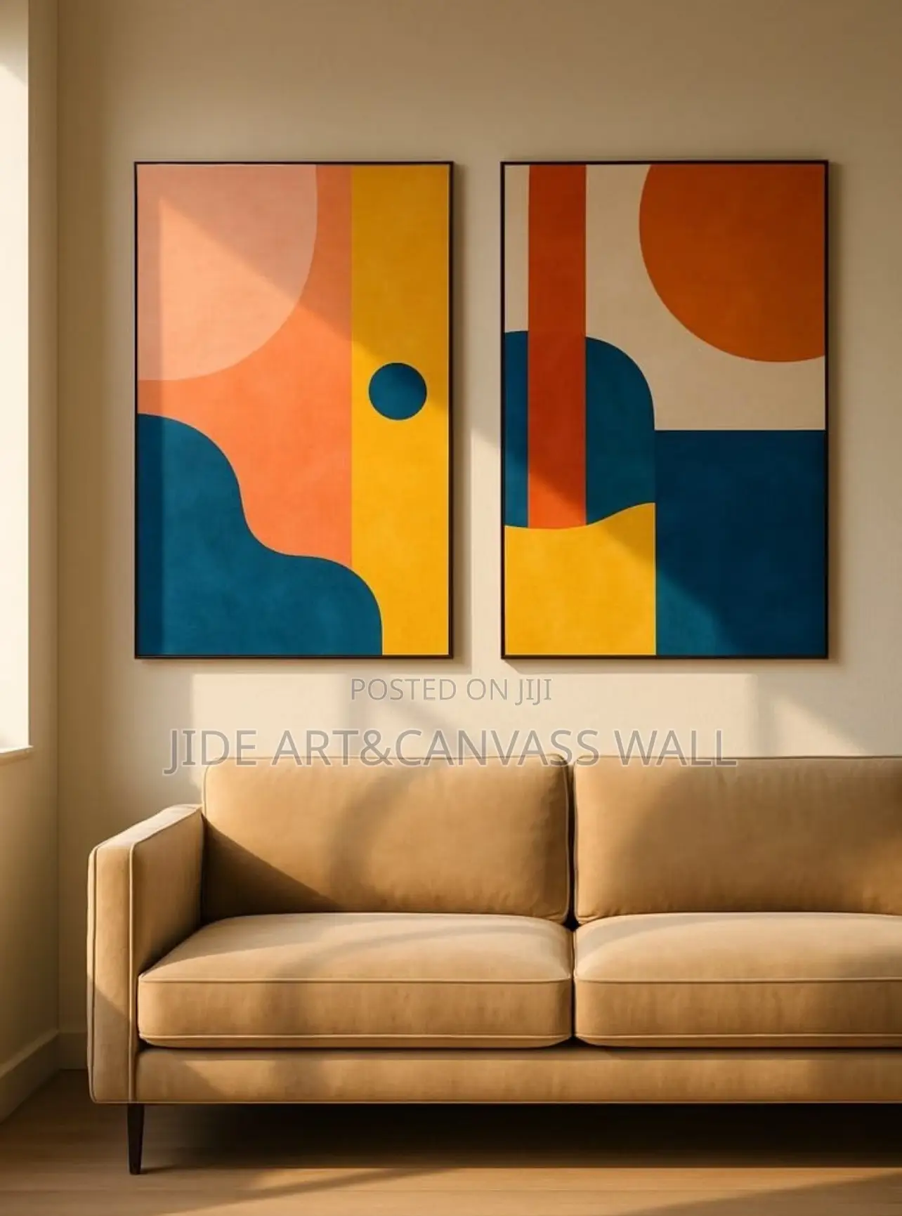 Split Modern Wall Art Decor