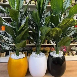 Luxury Flower Pot With Artificial Plant
