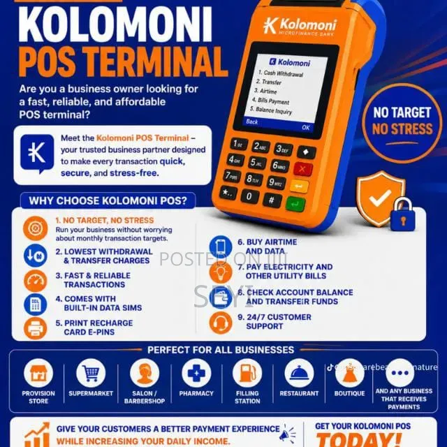 Kolomoni Androids Pos Terminal