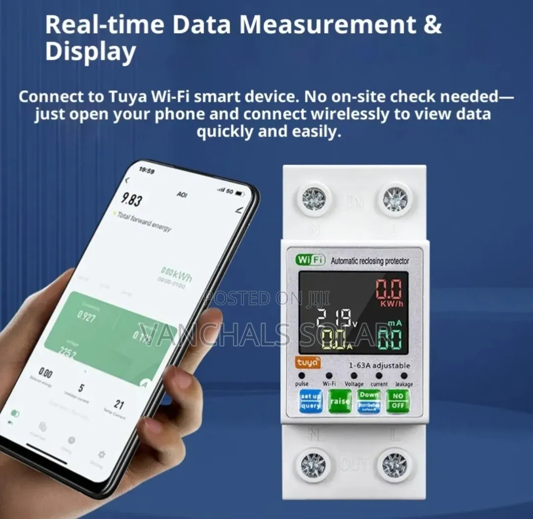 Smart WiFi Energy Check Meter Unit Reader Unit Allocation 63A