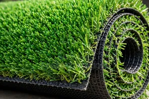 Artificial Grass Carpet. Drainage Holes
