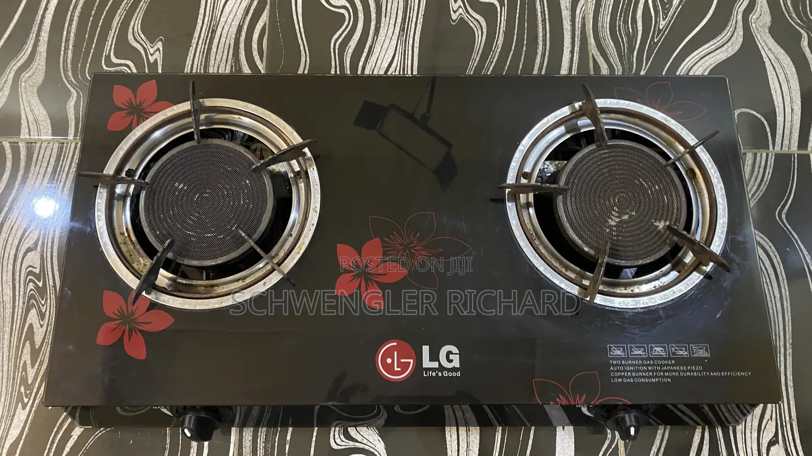 LG Table Gas Double Burner