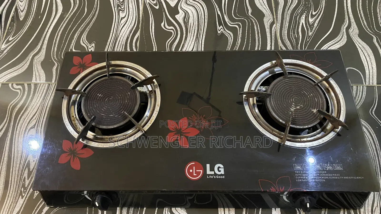 LG Table Gas Double Burner