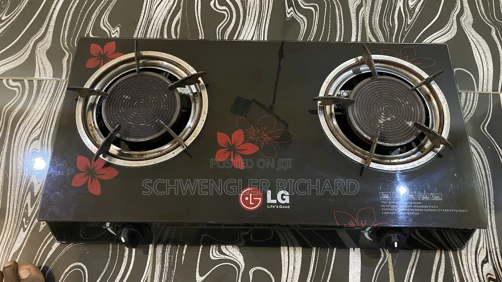 LG Table Gas Double Burner