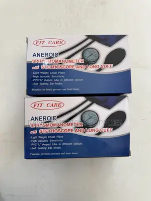 Aneroid Sphygmomanometer With Stethoscope and Long Cuff