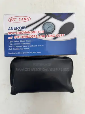 Aneroid Sphygmomanometer With Stethoscope and Long Cuff