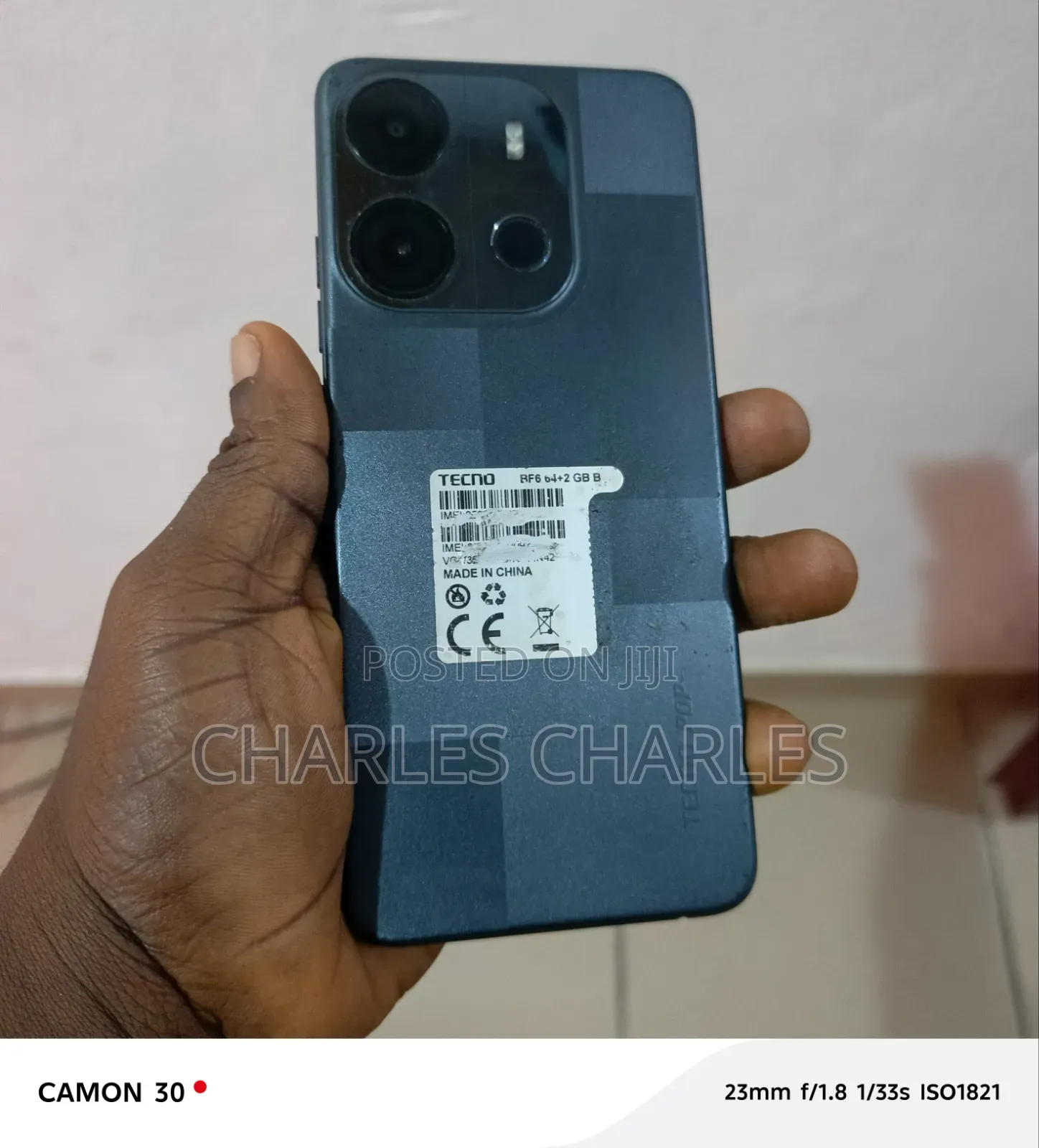 Tecno Pop 7 64 GB Black