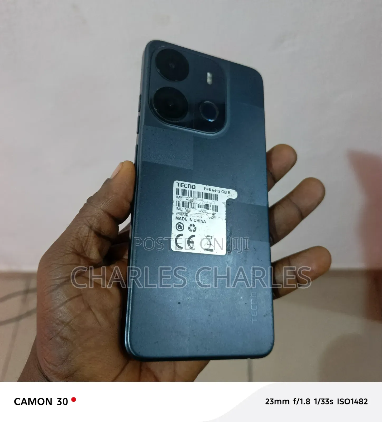 Tecno Pop 7 64 GB Black