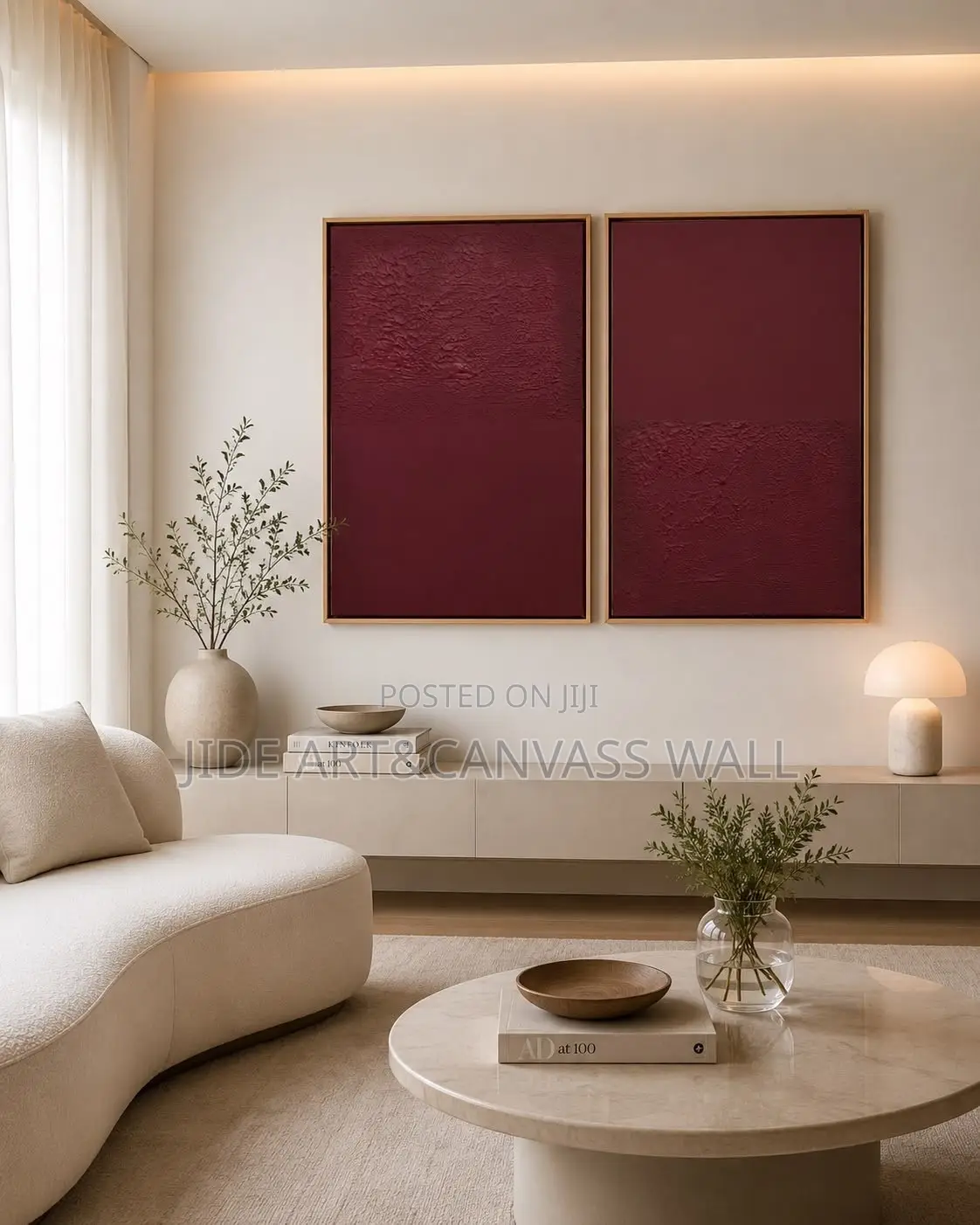 Split Modern Wall Canvass Art Decor