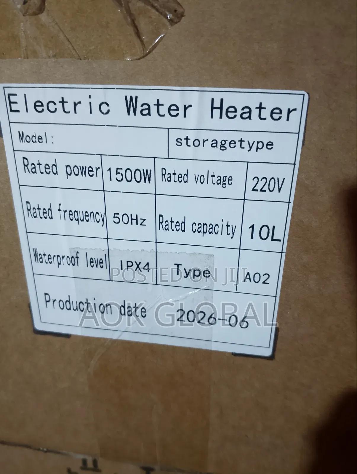 Water Heater (10l)