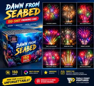 150-Shot Fireworks Cake With Visual Effect