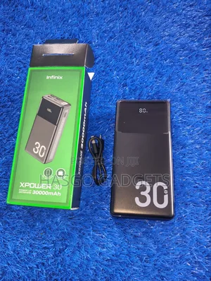 30000mAh Power Bank. Very Powerful, Can Charge Phone 4-6 Times.
