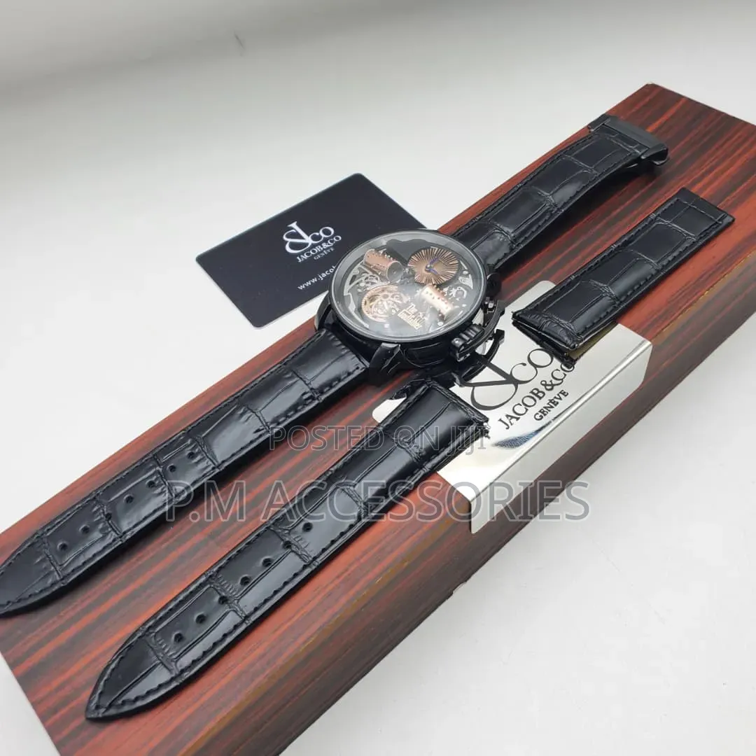 Luxury Jacob&co Godfather Leather Watch