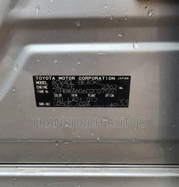 Lexus ES 350 2012 Silver