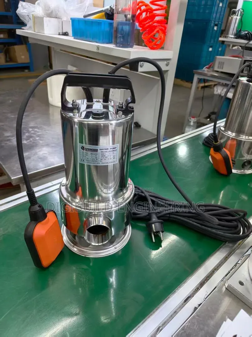 1hp Springdab Stainless Sewage Pump