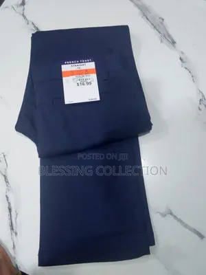 Premium Quality Boys' Straight-Fit Chino Trousers.