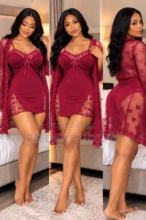 Enchanting 2-Piece Lingerie & Robe Set