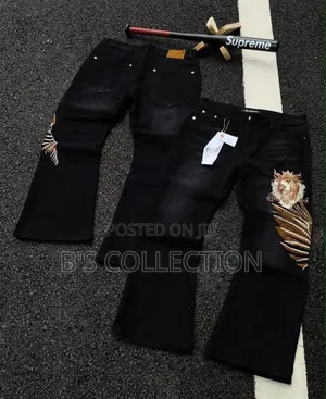 Premium Wide-Leg Baggy Jeans